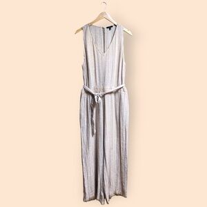 DREW Beige Sleeveless Jumpsuit